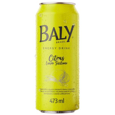 Energetico baly 473ml citrus limao sicil