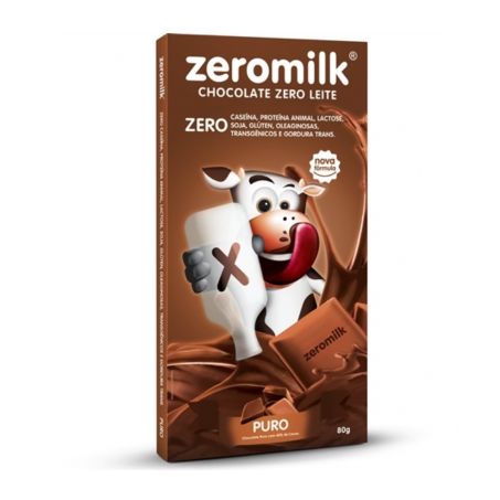 CHOC ZEROMILK 40%CACAU 80G