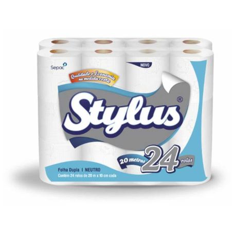 PAPEL HIG STYLUS FOL DUPL NEUTRO 24UN