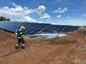 Captação de energia solar pega fogo em São José do Cedro