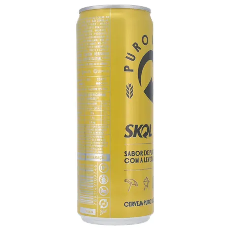 Cerveja Lager Skol American Premium Puro Malte Lata 350ml 360-29