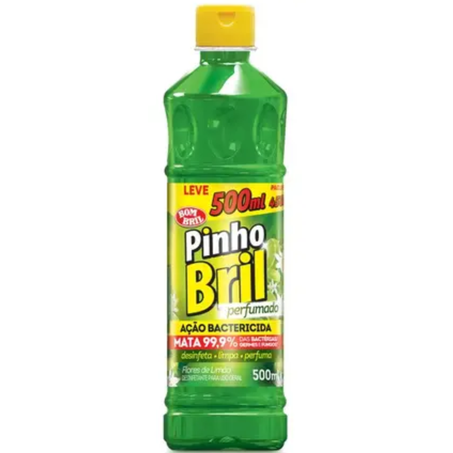 Desinfetante pinho bril 450+50ml limao