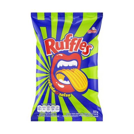 BATATA RUFFLES 57G CEBOLA E SALSA