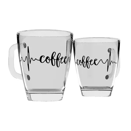 Caneca De Vidro Durax Harmonia 400ml