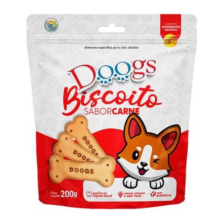 Biscoito Caes Doogs 200gr Carne