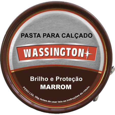 Pasta para Calçados Wassington 36g - Marrom