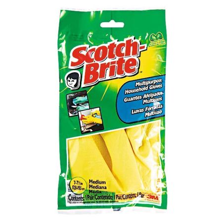 Luva borracha pq scotch brite forrada