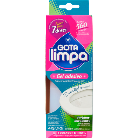 Gel adesivo gota limpa 41g eucalipto