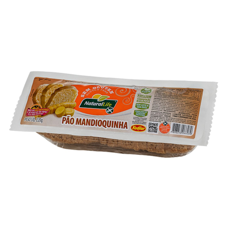Pão Mandioquinha Vegano Kodilar Natural Life Sem Glúten 220g