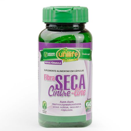 FIBRA SECA CINTRE-LINE 910MG 60 CAPSULAS UNILIFE