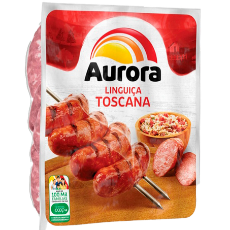 LINGUIÇA TOSCANA CONGELADA AURORA PACOTE 700G  