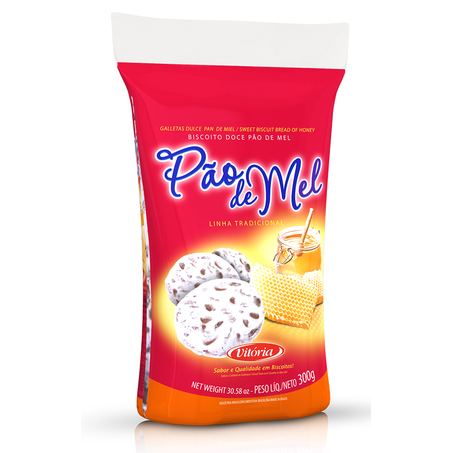 BISC VITORIA PAO DE MEL 300G
