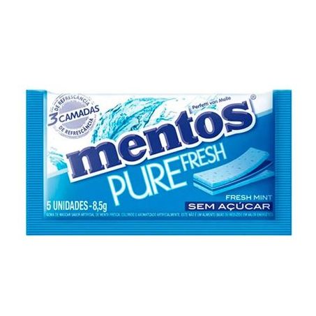 Goma mentos pure fresh mint 8,5g