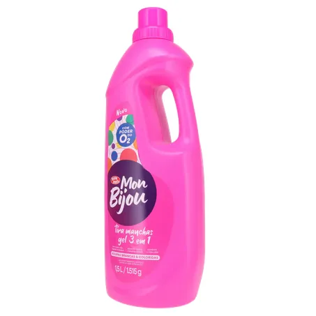 Tira manchas em gel mon bijou 3em1 roupa 360-3