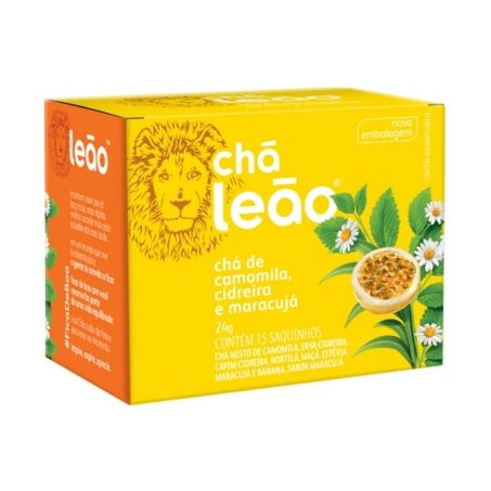 Cha mate leao camom/cidrei/marac 24g