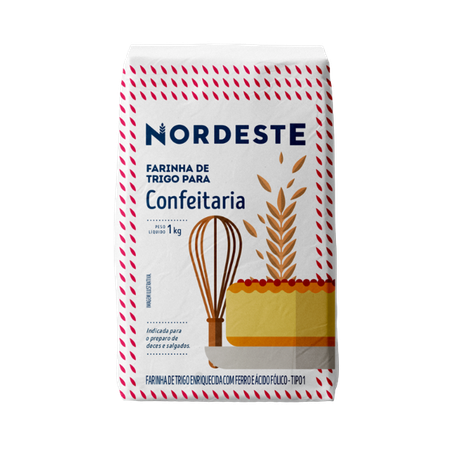 FARINHA TRIGO NORDESTE MASSA FRESCA E DERIV.5KG