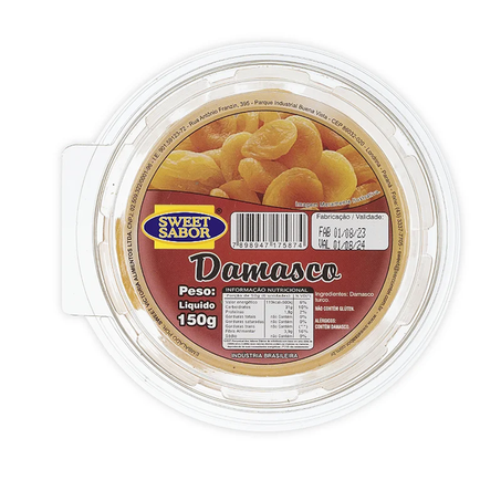 Damasco Sweet Sabor 100g Pote 
