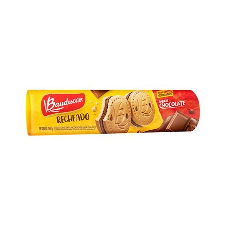Biscoito Doce Recheado Bauducco Choco Pacote 140G