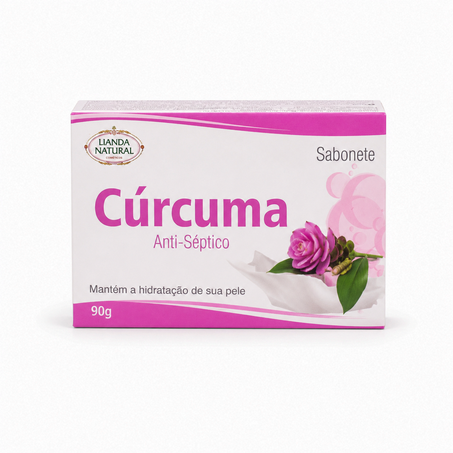 SABONETE DE CÚRCUMA ANTI-SÉPTICO 90G