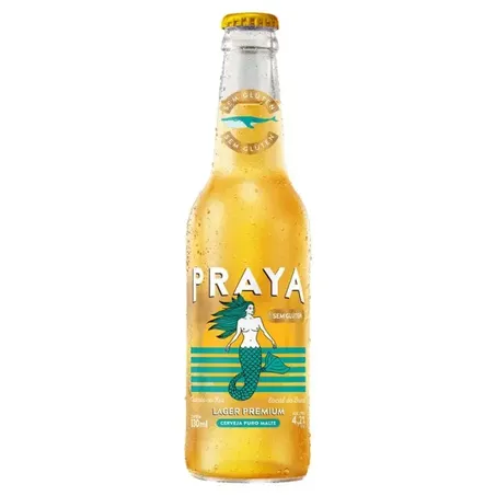 Cerveja Praya 330ml Long Neck Sem Gluten