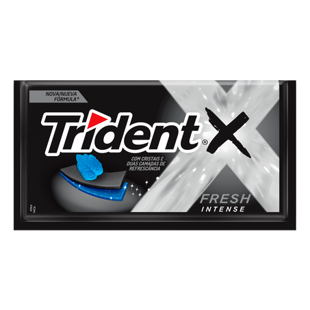 Goma mascar trident fresh intense 8gr