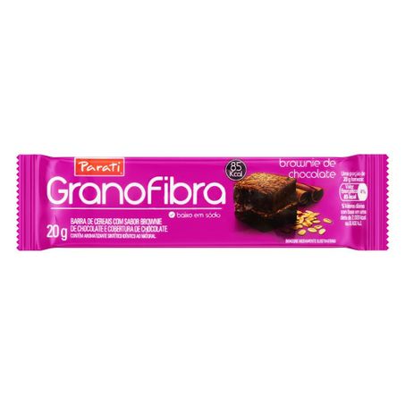 Barra cereal granofribra brownie 20 gr