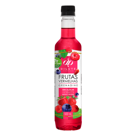Xarope Dilute Frutas Vermelhas Sem Açúcar 500ml