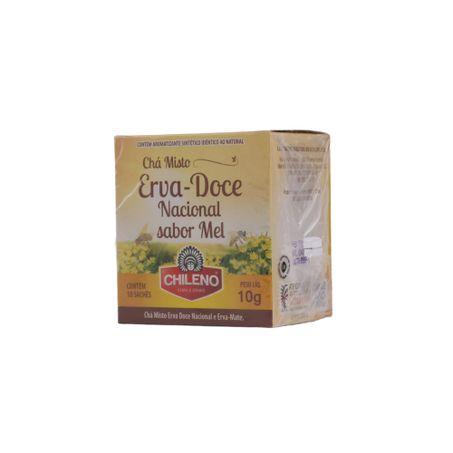 Chá Chileno Erva-Doce-Nacional e Mel Caixa com 10un - 10gr 360-5