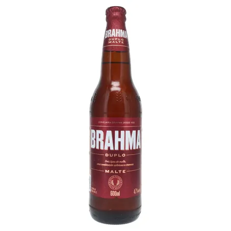 Cerveja Brahma Duplo Malte Garrafa 600ml