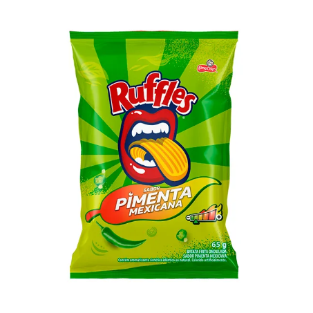 Batata Elma Chips 65g Ruffles Pimenta Mexicana