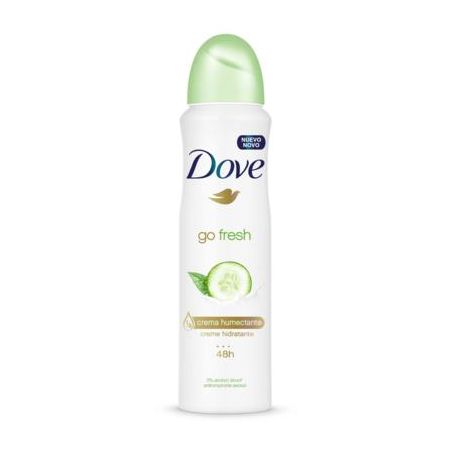 Desodorante antitranspirante aerosol dove go fresh pepino e cha verde 150ml