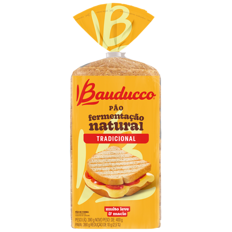 PÃO DE FORMA TRADICIONAL BAUDUCCO 390G