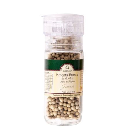 PIMENTA BRANCA E MOEDOR VALESO 40G