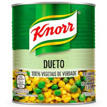 Ervilhas e Milho Knorr 170g Lata
