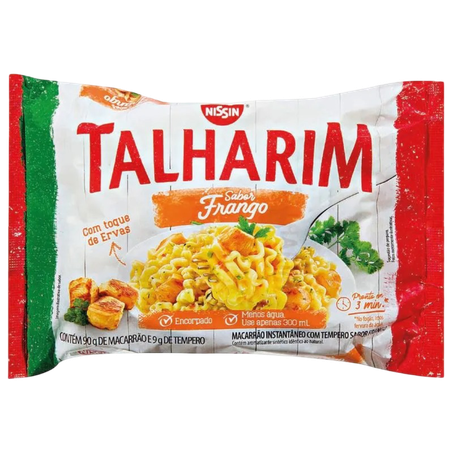 Macarrão instantâneo nissin talharim frango 99g