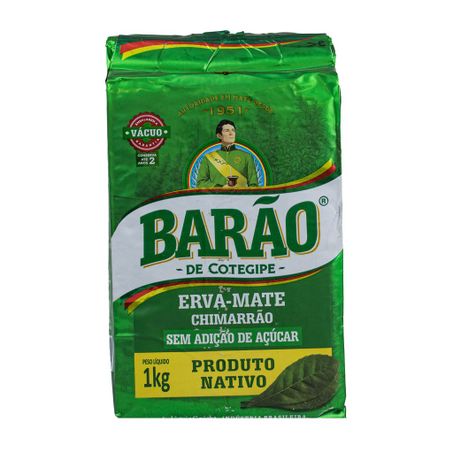 ERVA MATE CHIMARRAO NATIVO 1KG BARÃO