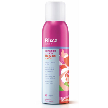 Shampoo Ricca Seco Maca Do Amor Spray com 150Ml