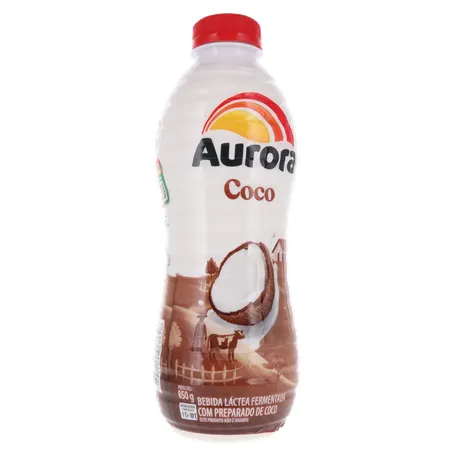 Bebida Láctea Fermentada Aurora Coco Frasco 850gr 360-34