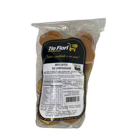 Bolacha esp tio fiori amendoim 300g