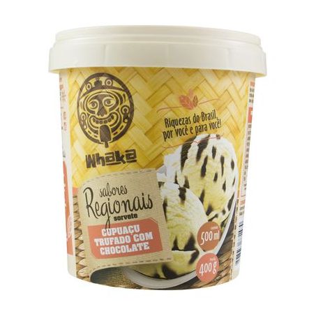 SORVETE WHAKA 500ML CUPUACU TRUFADO