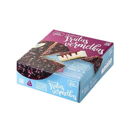 Torta Doce Amor zero cheesecake frutas vermelhas 500g