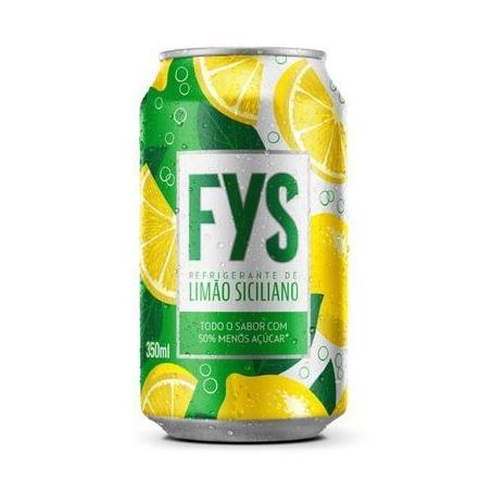 REFRIGERANTE FYS LIMAO SICILIANO 350 ML           