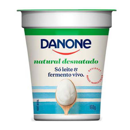 Iogurte Danone Natural Desnatado 160G