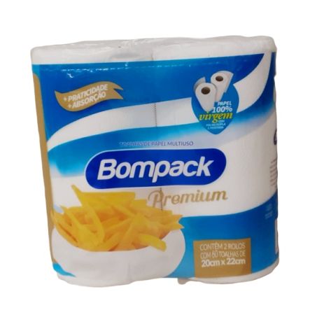 PAPEL TOALHA BOMPACK PREMIUM C/2