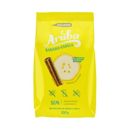 Biscoito Aruba Banana 100g