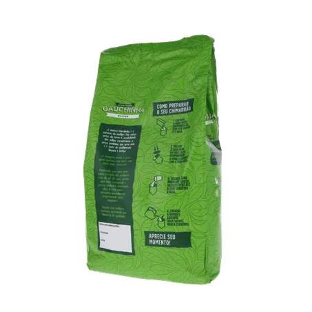 Erva-mate gauchinha nativa pacote 1kg 360-20