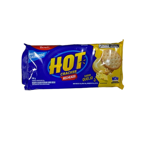 BISCOITO QUEIJO HOT CRACKER PARATI 100 G          