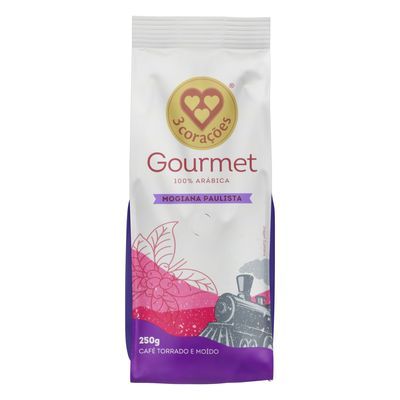 Cafe moído mogiano paulista gourmet 3 corações 250g