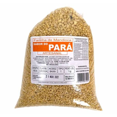 Far De Mandioca Do Para 1kg Artesanal