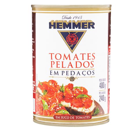 TOMATES PELADOS EM PEDAÇOS HEMMER